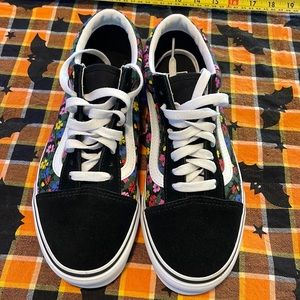 Vans floral shoes